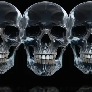 transparent skull png