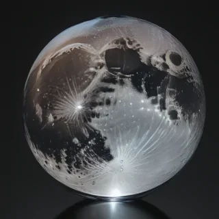 transparent moon