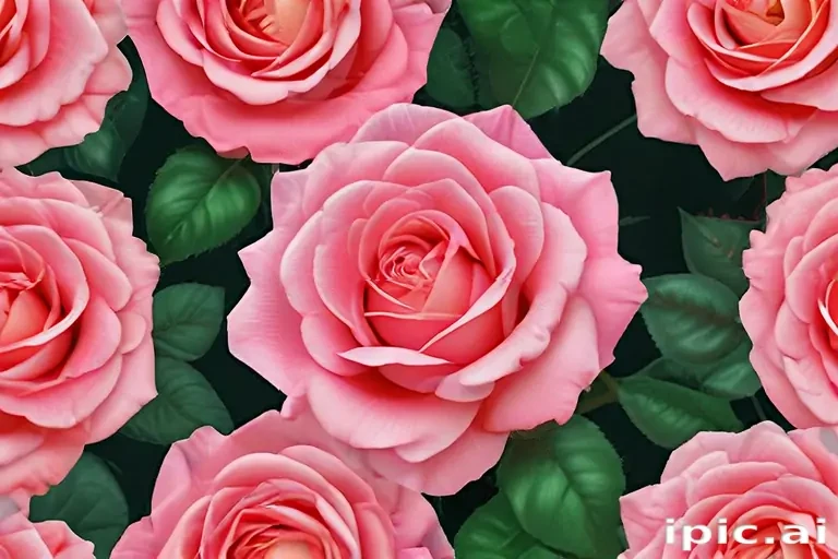 rose with background