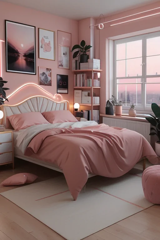 aesthetic bedroom background
