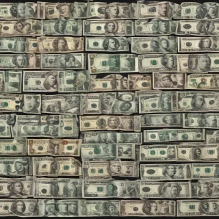money with transparent background