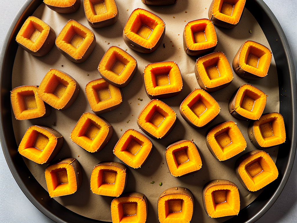 air frying sweet potato cubes
