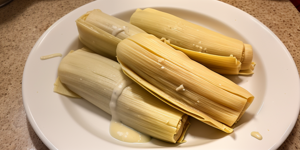 tamales de raja y queso