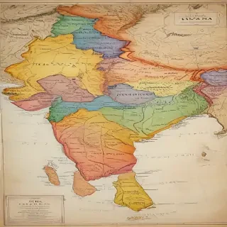 map of india