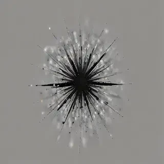 black sparkles png