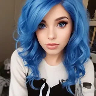 cute blue