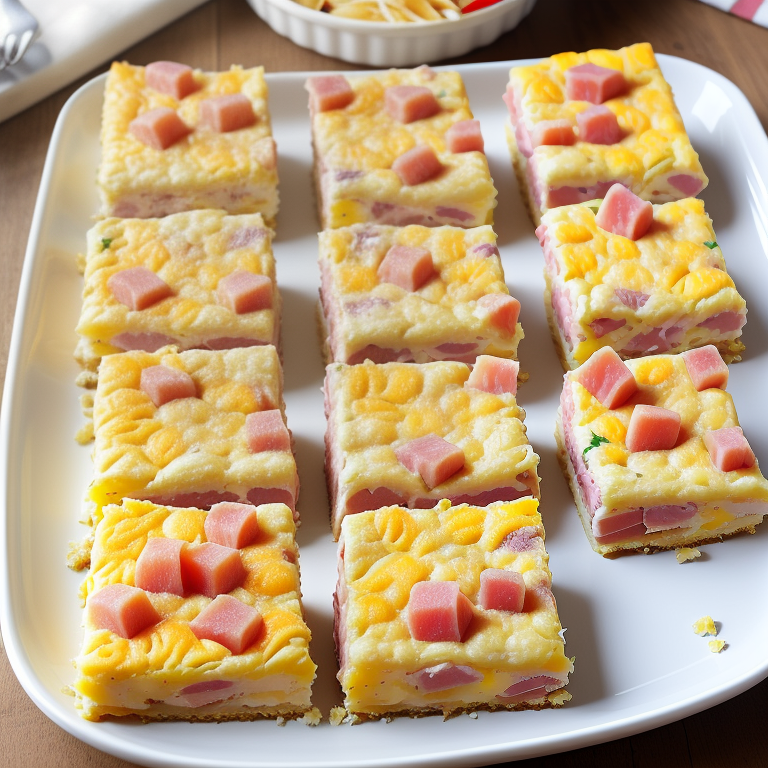 ham and cheese breakfast bars