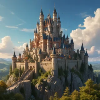 cartoon castle
