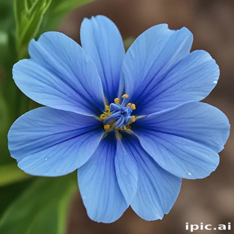 blue flower