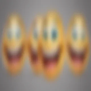 transparent laughing emoji