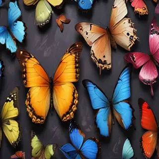 butterfly wall paper