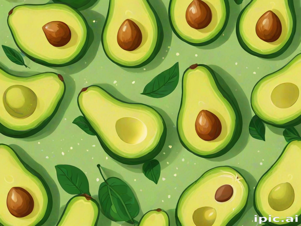 cute avocado wallpaper