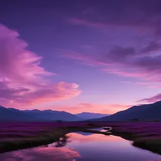 purple sky wallpaper