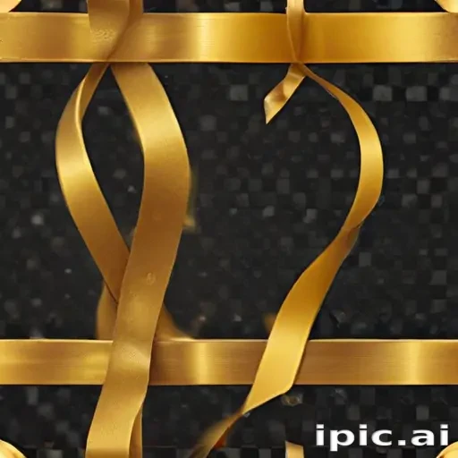 gold ribbon png