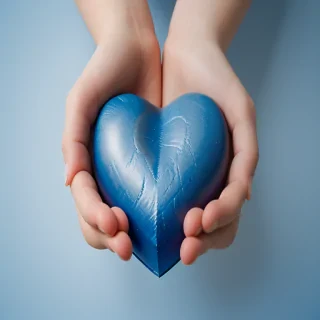 blue heart
