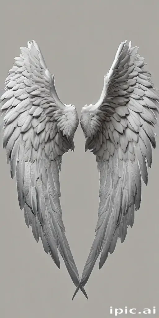 realistic angel wings png