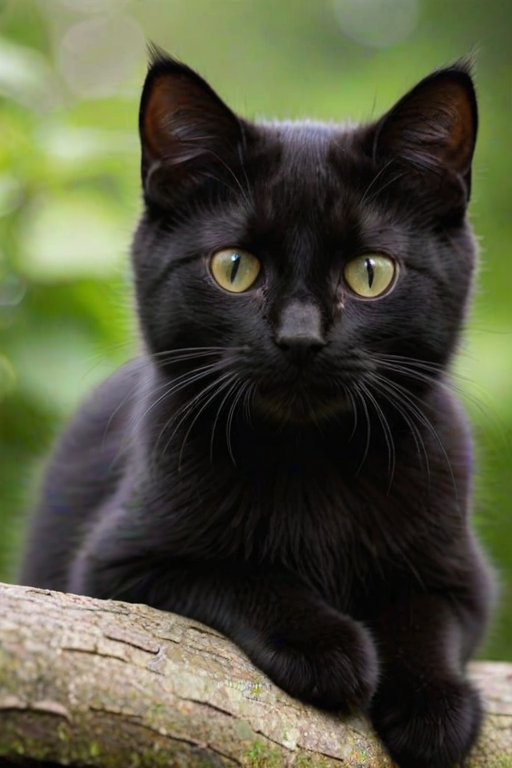 cute black cat wallpaper