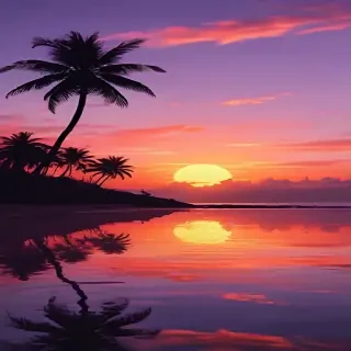 aesthetic wallpaper sunset