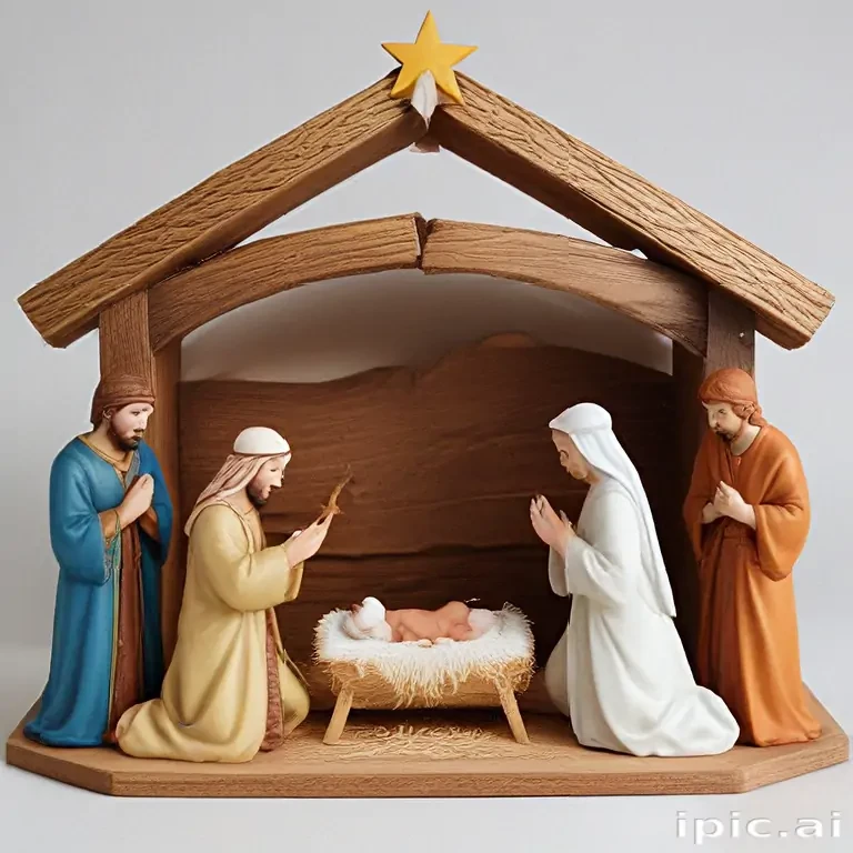free christmas nativity scene