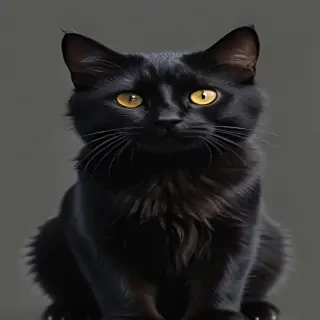 cat black png