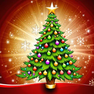 christmas tree wallpaper