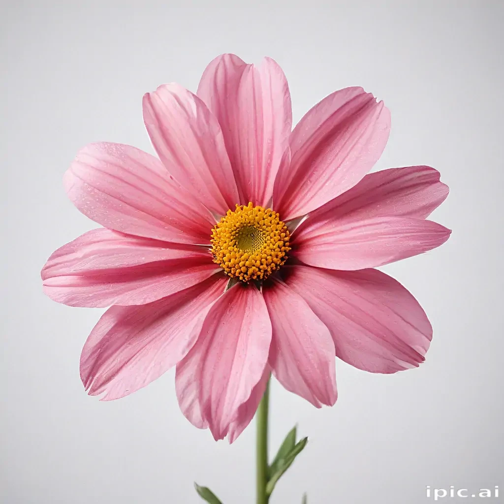 flower on white background