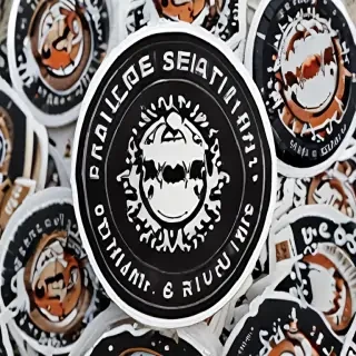 sticker mockup