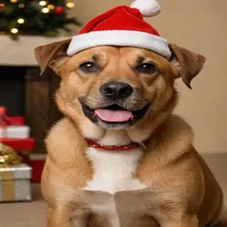 dog christmas photos
