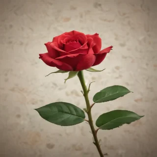 image of a red rose