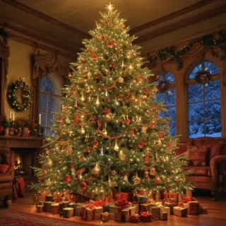 christmas tree pc wallpaper