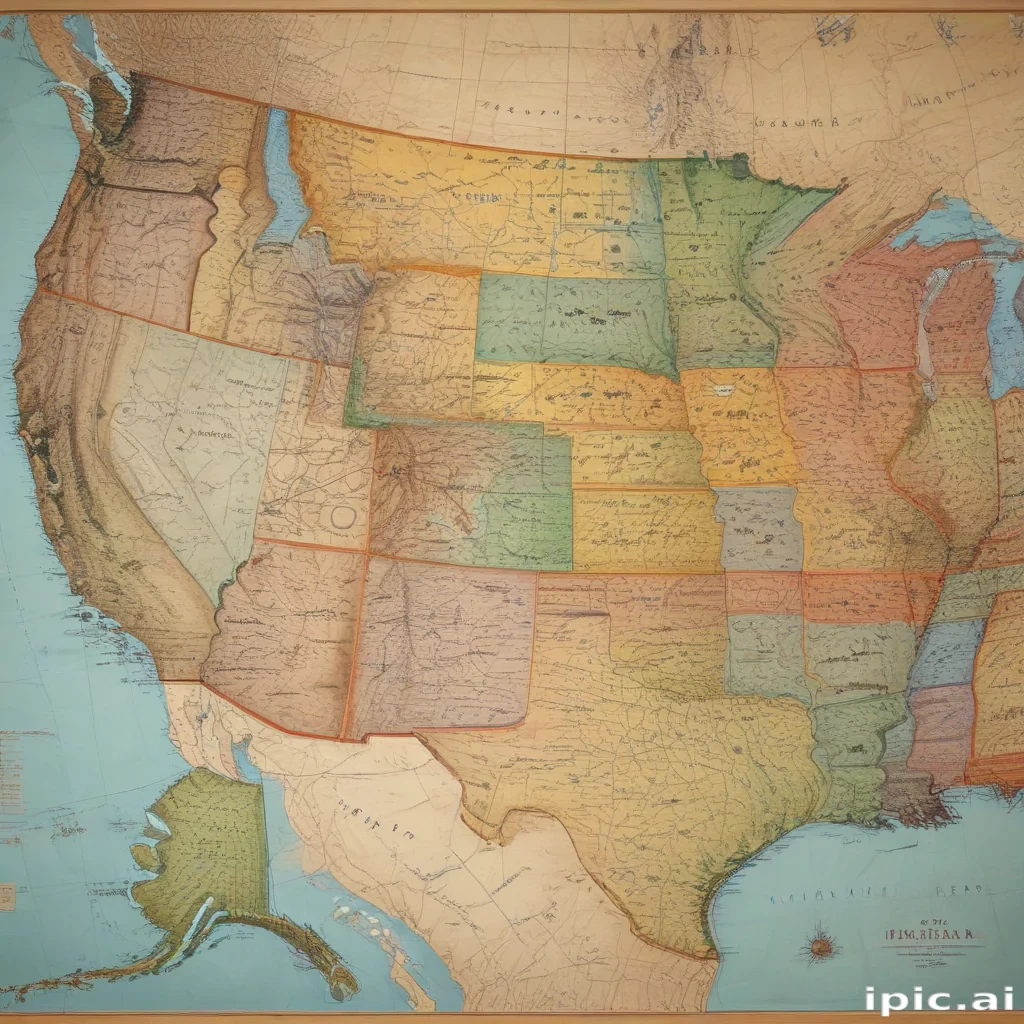 map of usa