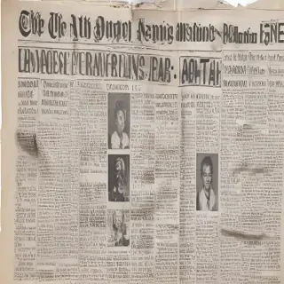 ripped newspaper png