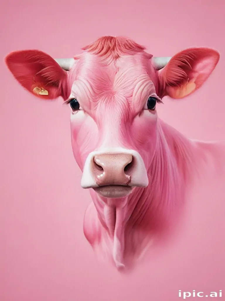 pink cow wallpaper