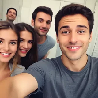 selfie background