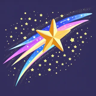 shooting star png