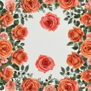 rose border png