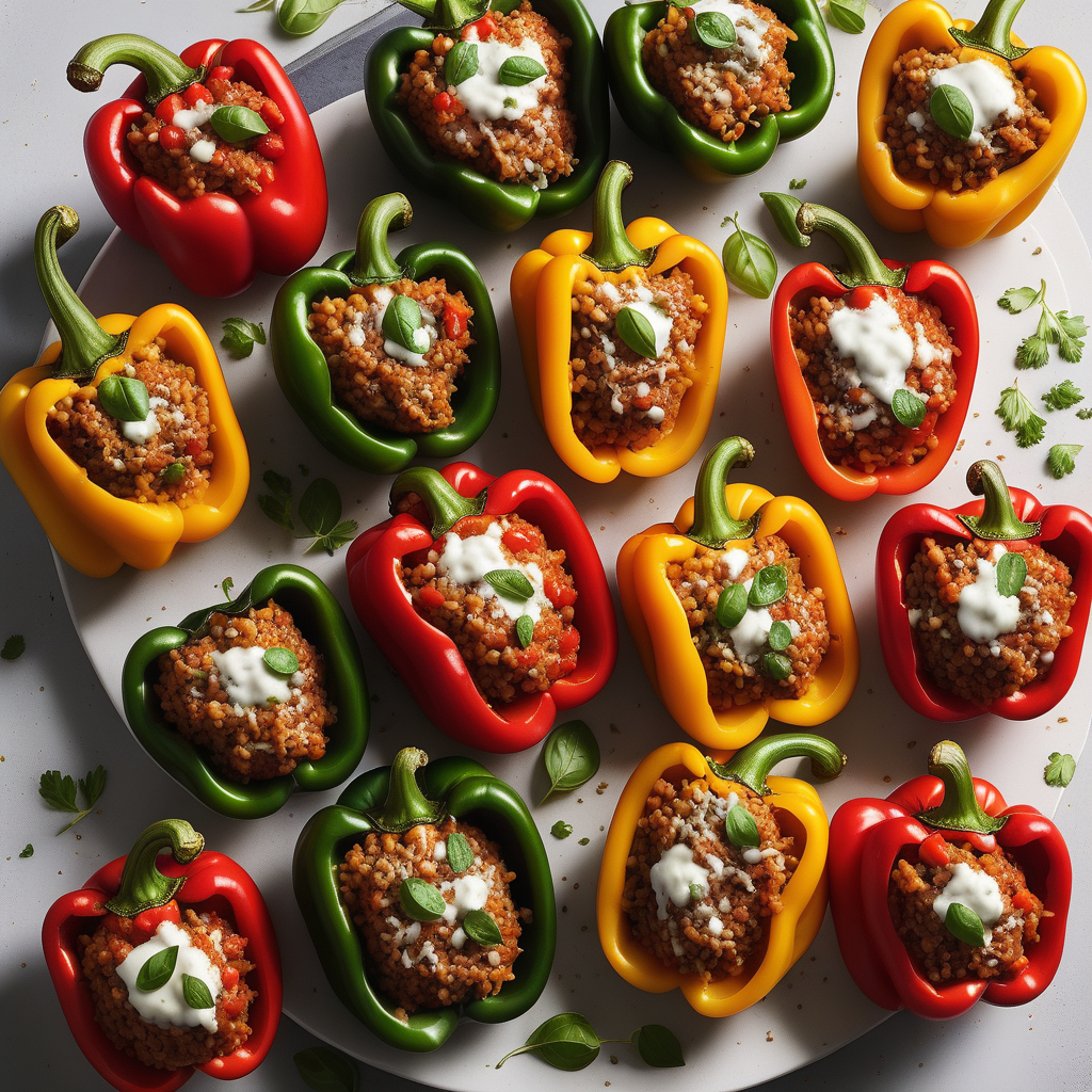 what to eat with stuffed peppers