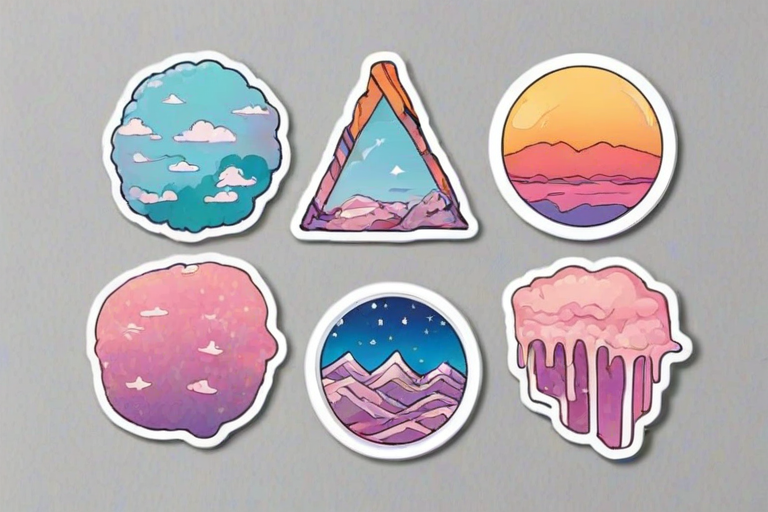 aesthetic transparent stickers