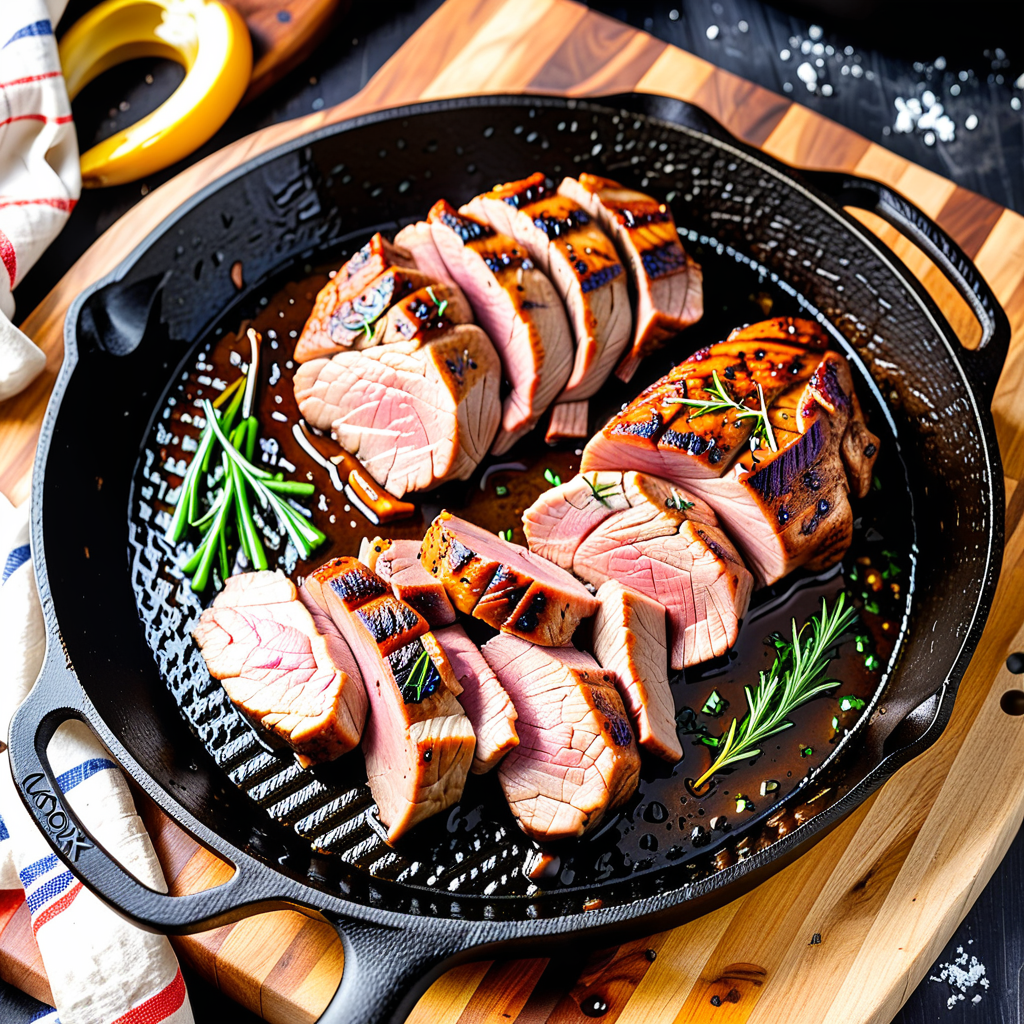 pork tenderloin in cast iron