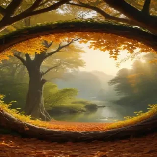 leaf circle
