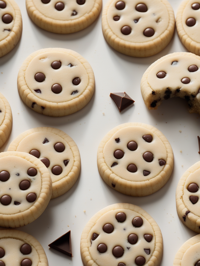 cut out cookies chocolate chip