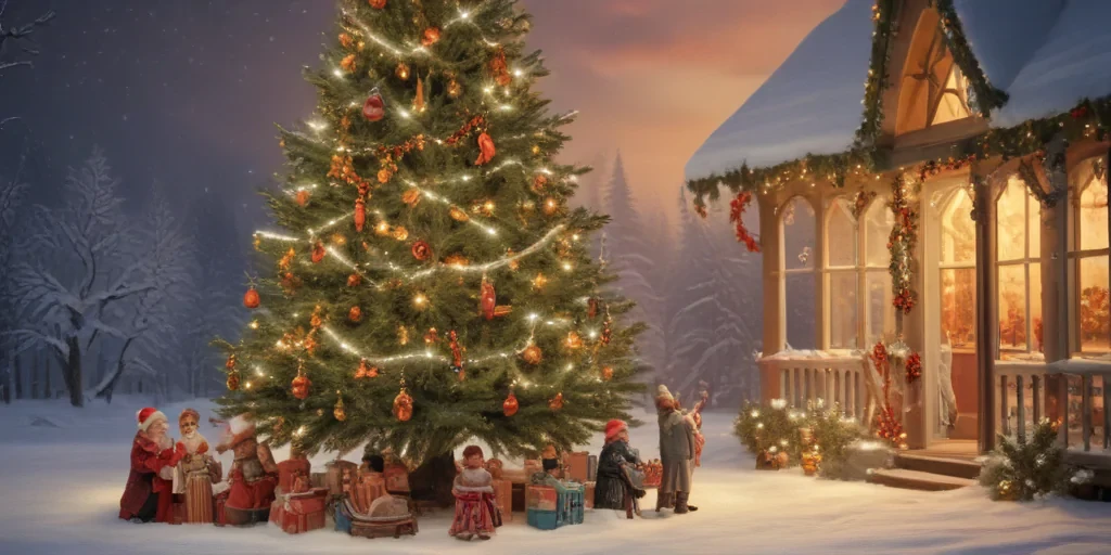 vintage christmas images to print