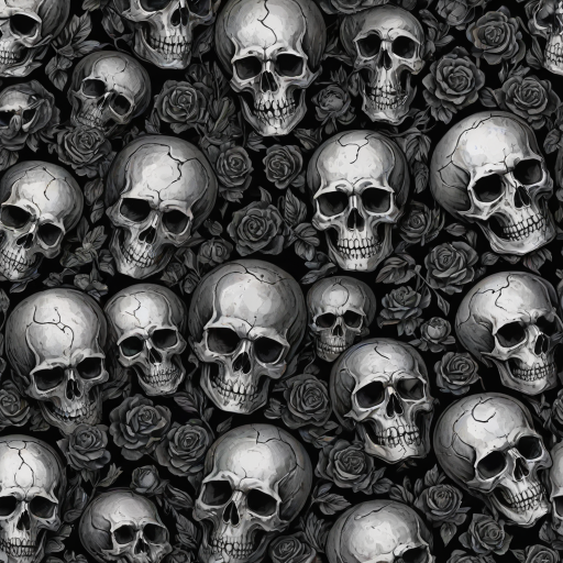 skull background
