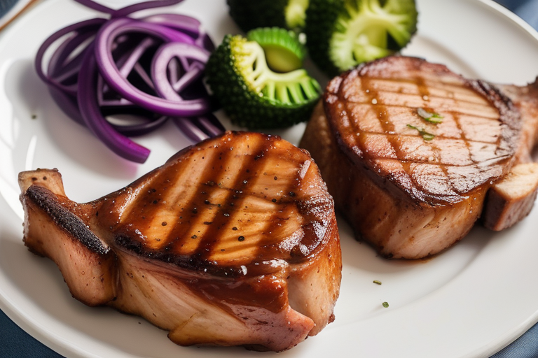barbeque pork chops in air fryer