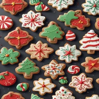 clip art christmas cookies