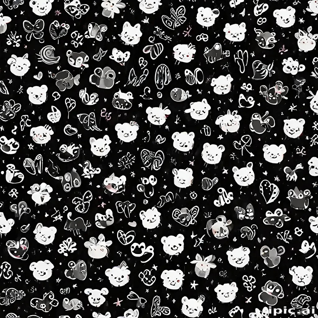 cute backgrounds black