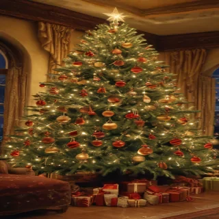 christmas tree pc wallpaper