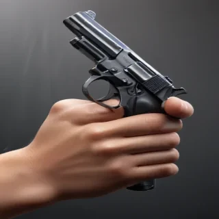 hand with gun png