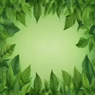 leaf background green