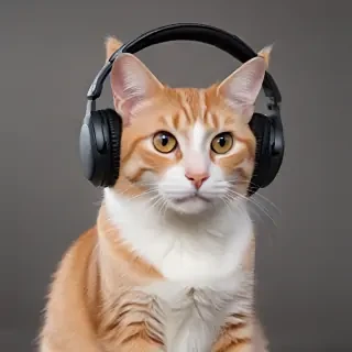 cat headphones png